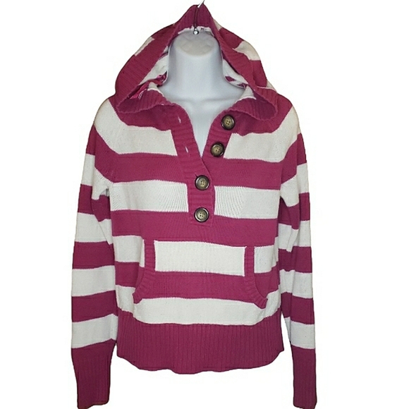 Aeropostale - Y2K Hooded Sweater with Pocket - M - LN - Picture 1 of 1